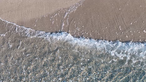 waves on a sandy beach