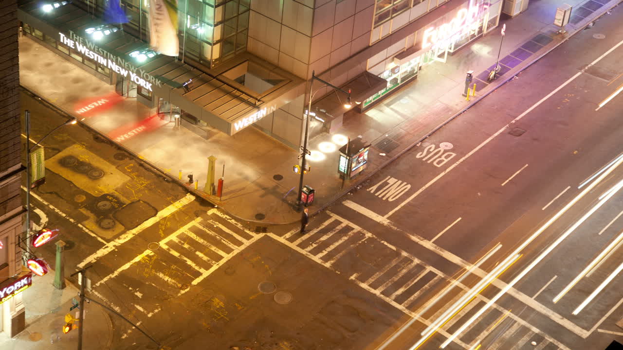 맨해튼 거리의 밤