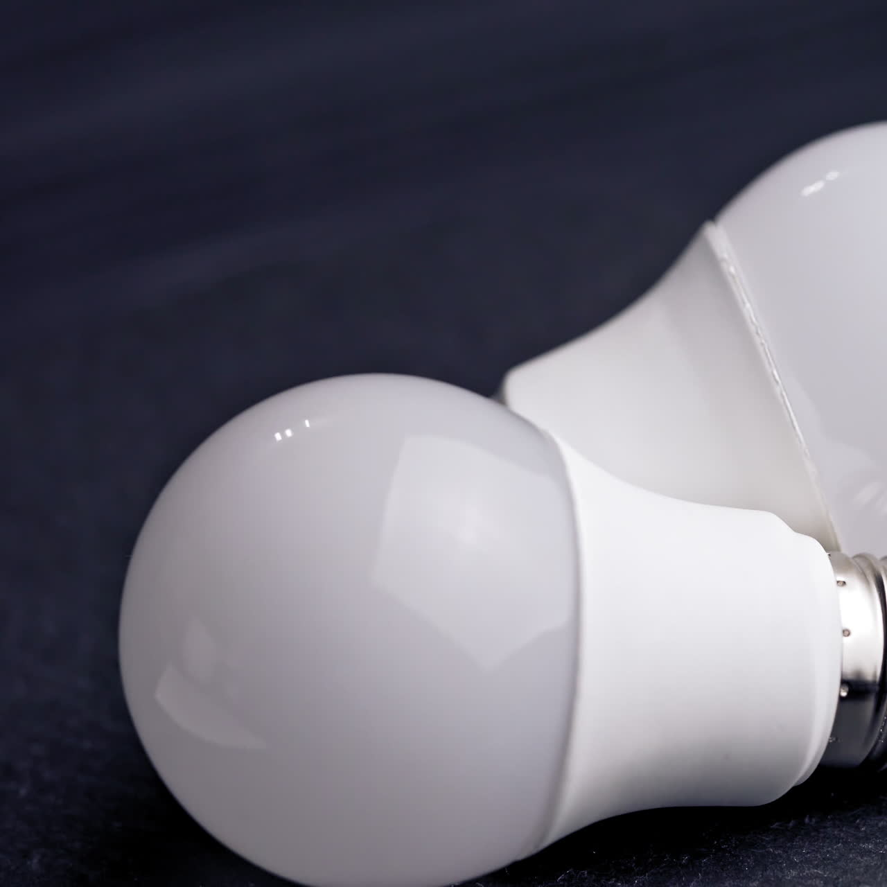 light bulbs lying on the table close up