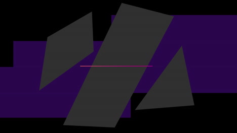animación de formas en movimiento sobre fondo negro