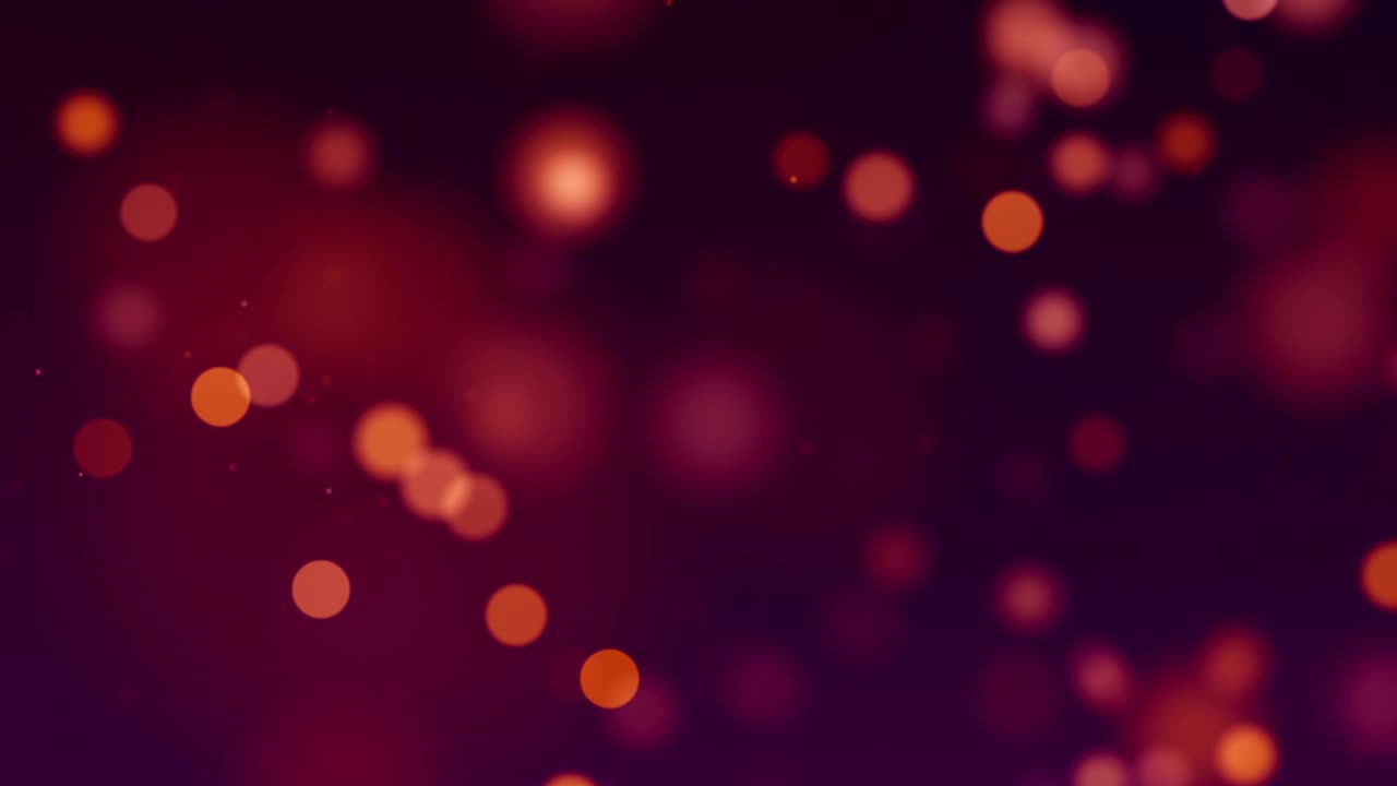 partículas desfocalizadas, estándar. azul, marrón, verde. en bucle. video de stock