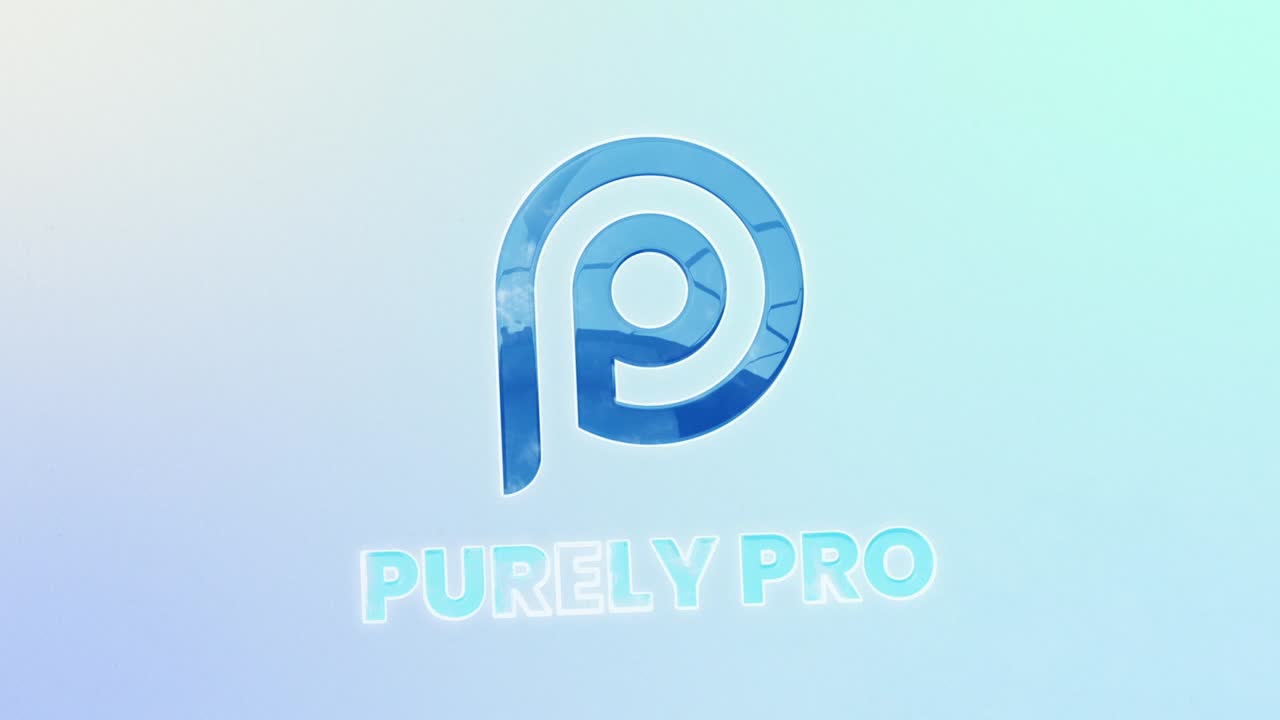 Animated Logo Reveal for Purely Pro Brand