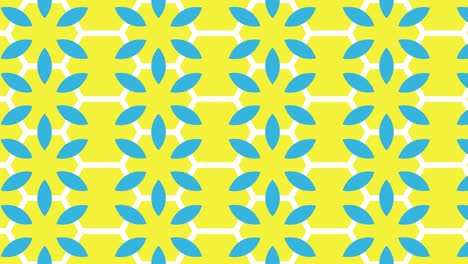 diseño de patrón sin costuras animado flotante
