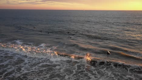 surfers in the ocean