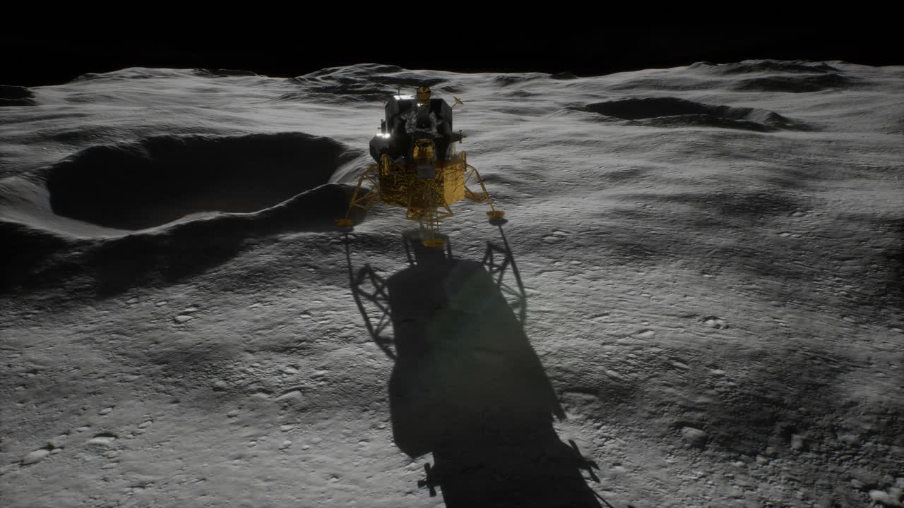 lunar landing mission on the Moon