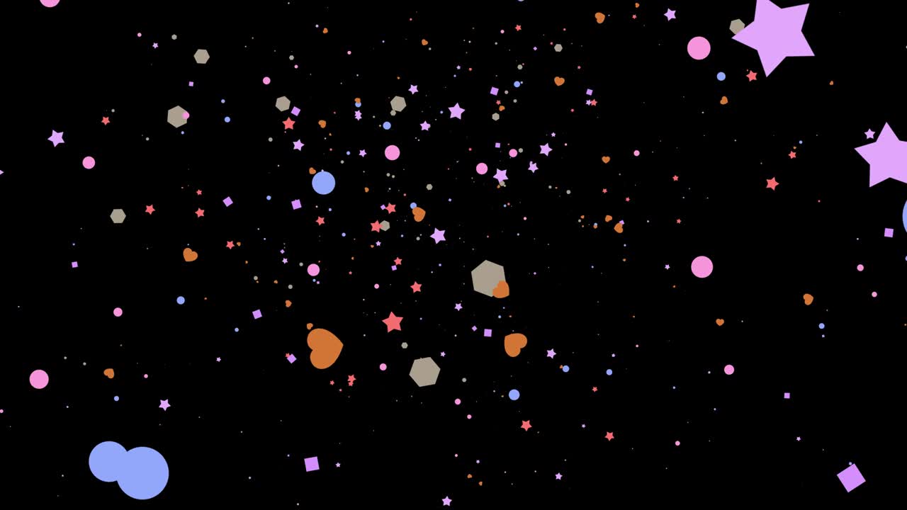 입자 팝 추상 효과 배경