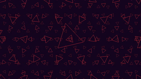 neon seamless geometric triangles pattern on dark gradient