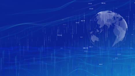 global world network big data digital clouds technology network connection data connections concept