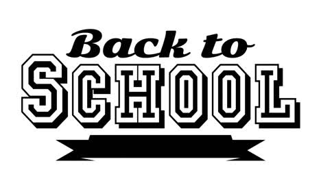 Animation-of-back-to-school-text-on-white-background