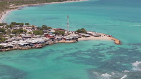 close up aerial view of hellshire beach jamaica