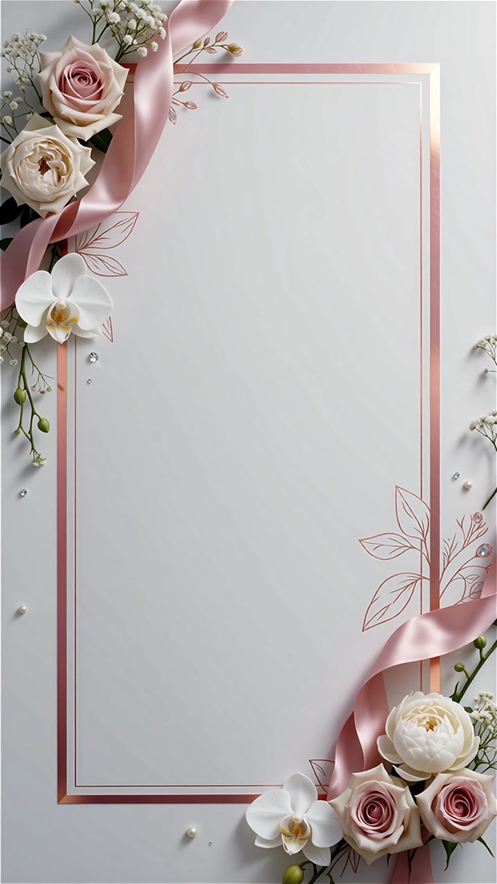 Minimalist Luxury Wedding Invitation Background