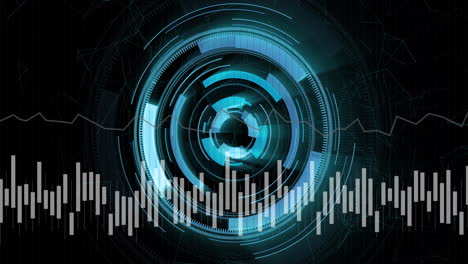 animation of diagrams and scope scanning over data processing