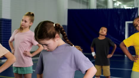 kids on the soccer field