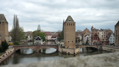 view from barrage vauban in strasbourg, france