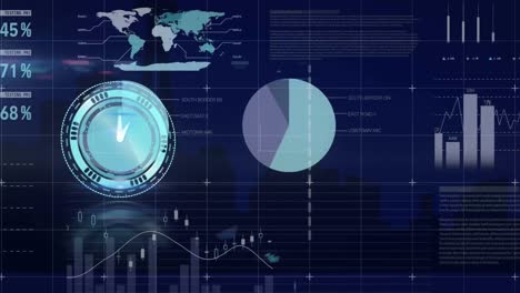 Animación-Del-Tictac-Del-Reloj-Durante-El-Procesamiento-De-Datos.