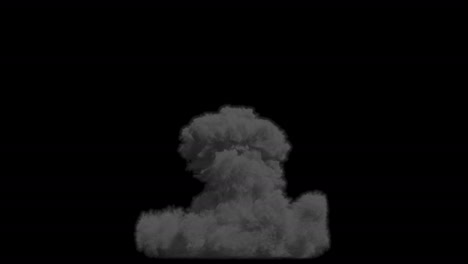 explosion smoke cloud