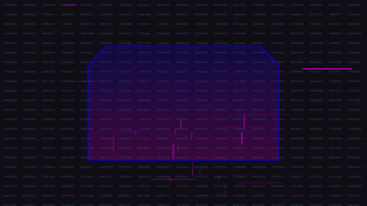 Digital Data Processing Interface with Hexadecimal Code