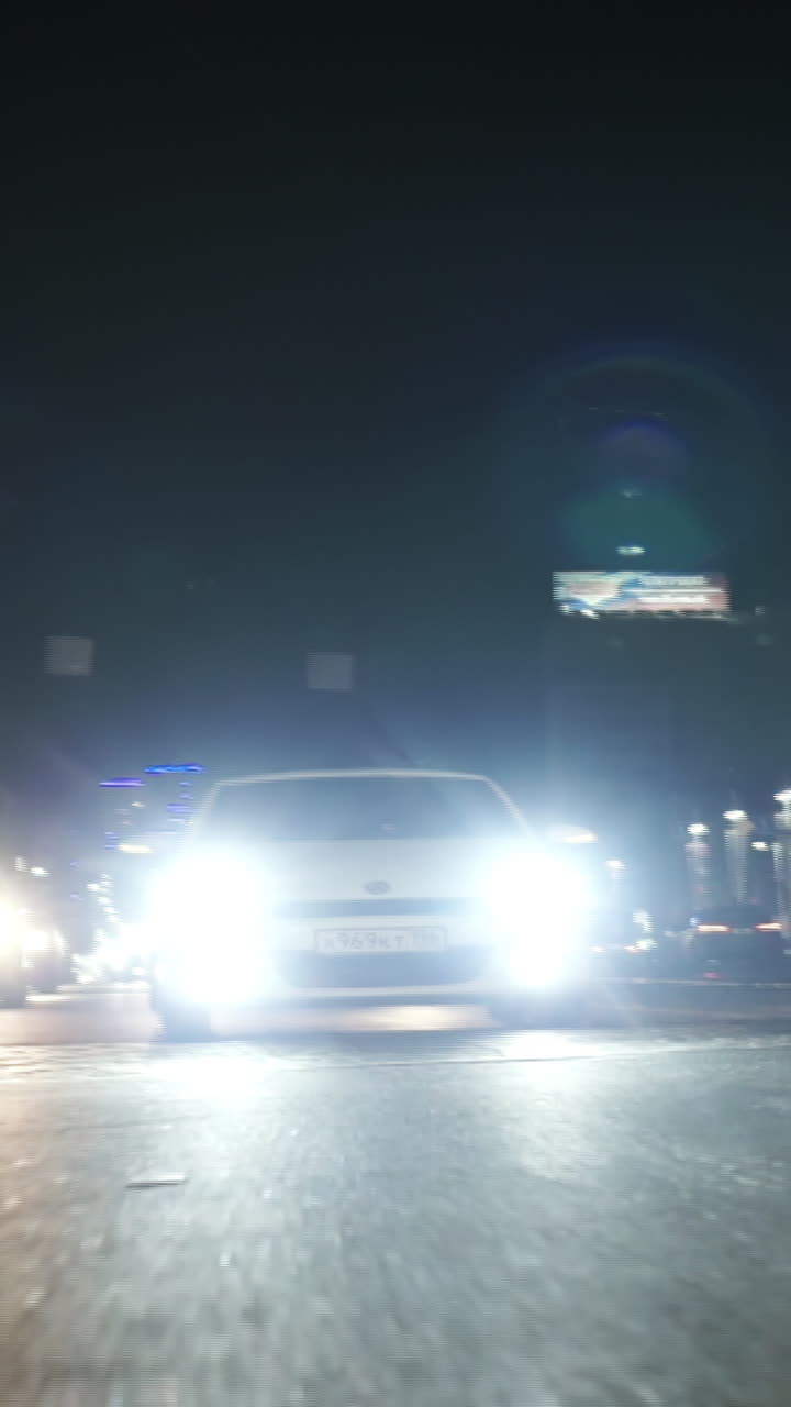 Night Driving Scene