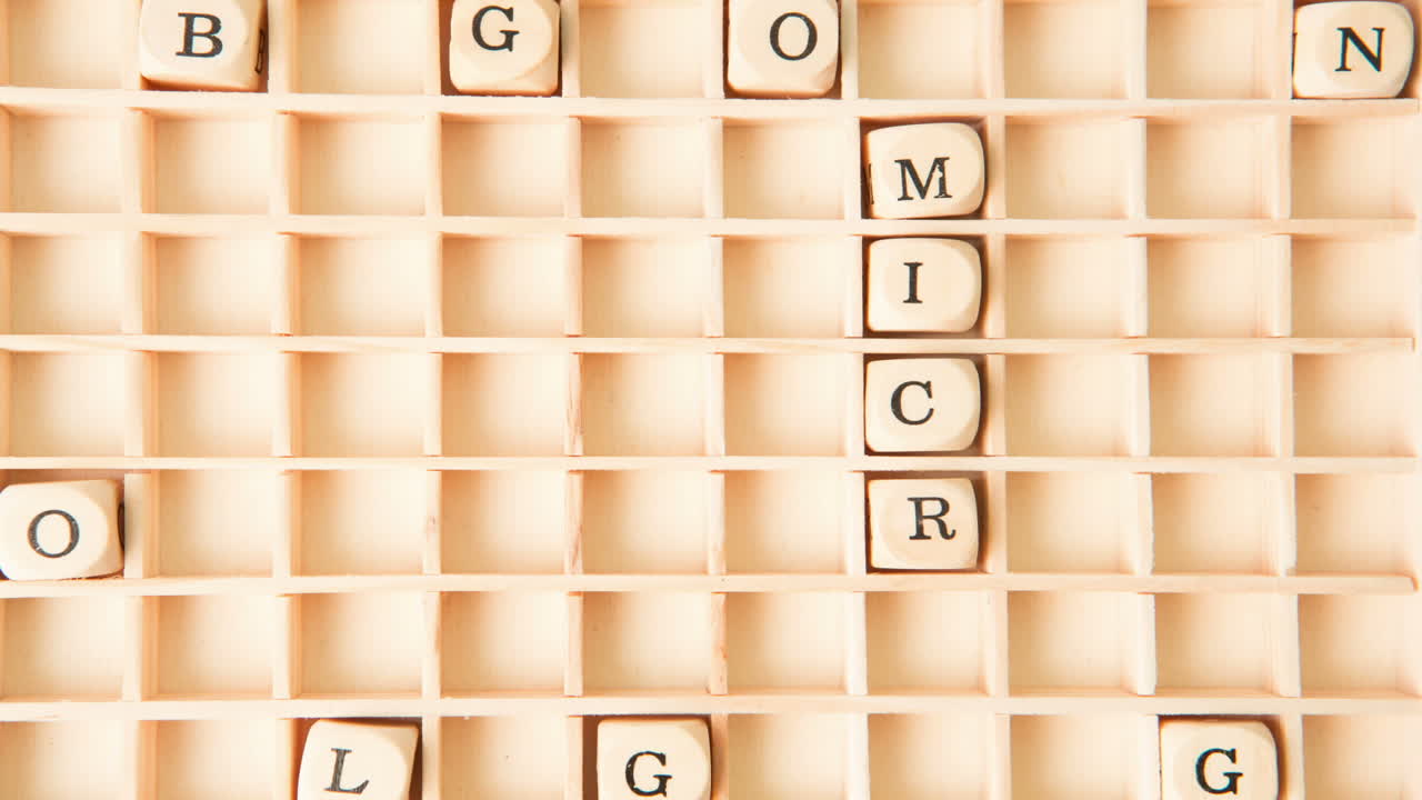 크로스워드 모양의 마이크로 블로 분산