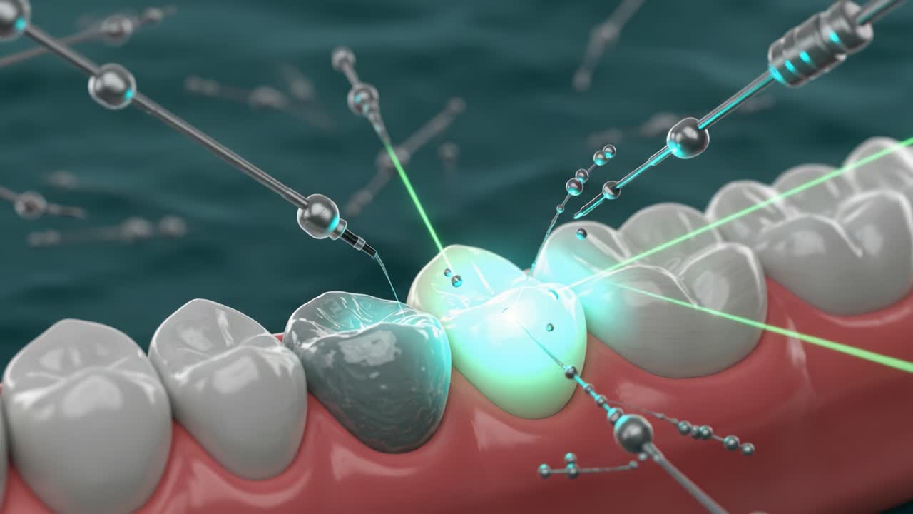 An Innovative Dental Procedure: Advanced Technology in Action for Filling Cavities with Laser Precision on the Tooth Surface in a Future-Oriented Treatment Approach