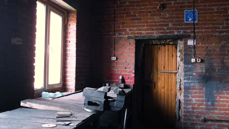 interior de los almacenes industriales
