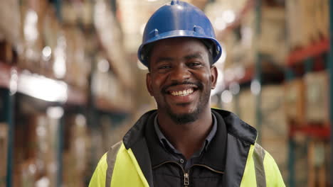 warehouse worker portrait