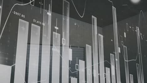 Animation-Von-Statistiken-Auf-Schwarzem-Hintergrund