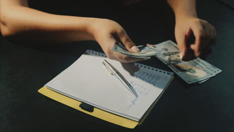 persona que calcula las finanzas
