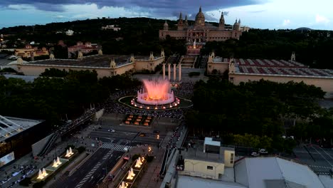 magic fountain in barcelona