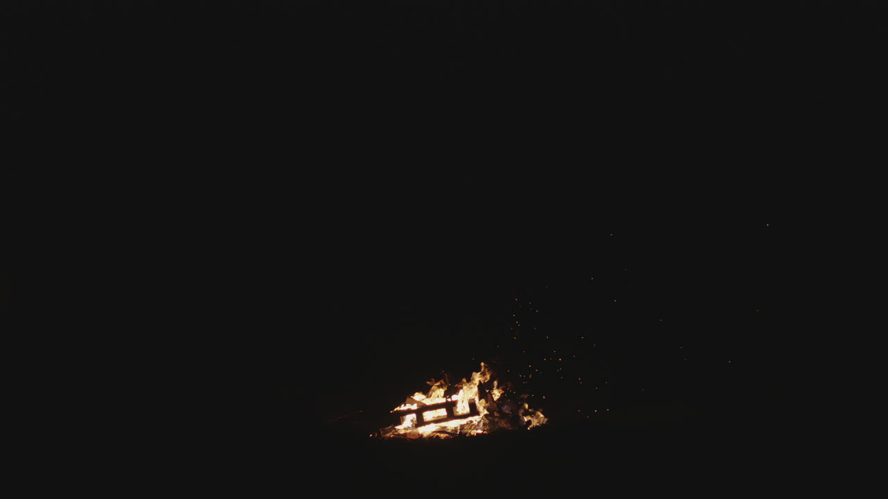 Nighttime Campfire