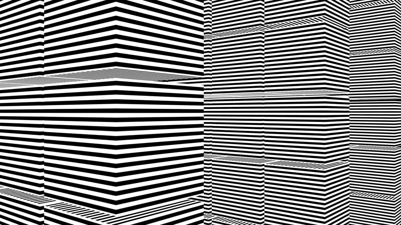 검은색과 색 줄무가 있는 추상적인 배경