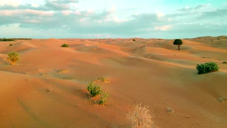 flying over middle eastern desert