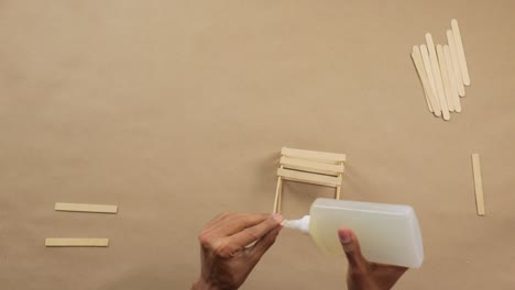 making creative do it yourself crafts with glue and popsicle sticks