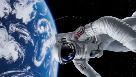 astronauta en el espacio