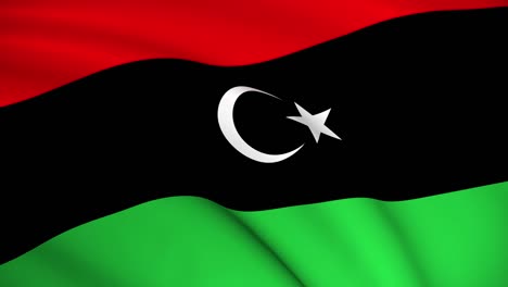 the national flag of libya (state of libya)