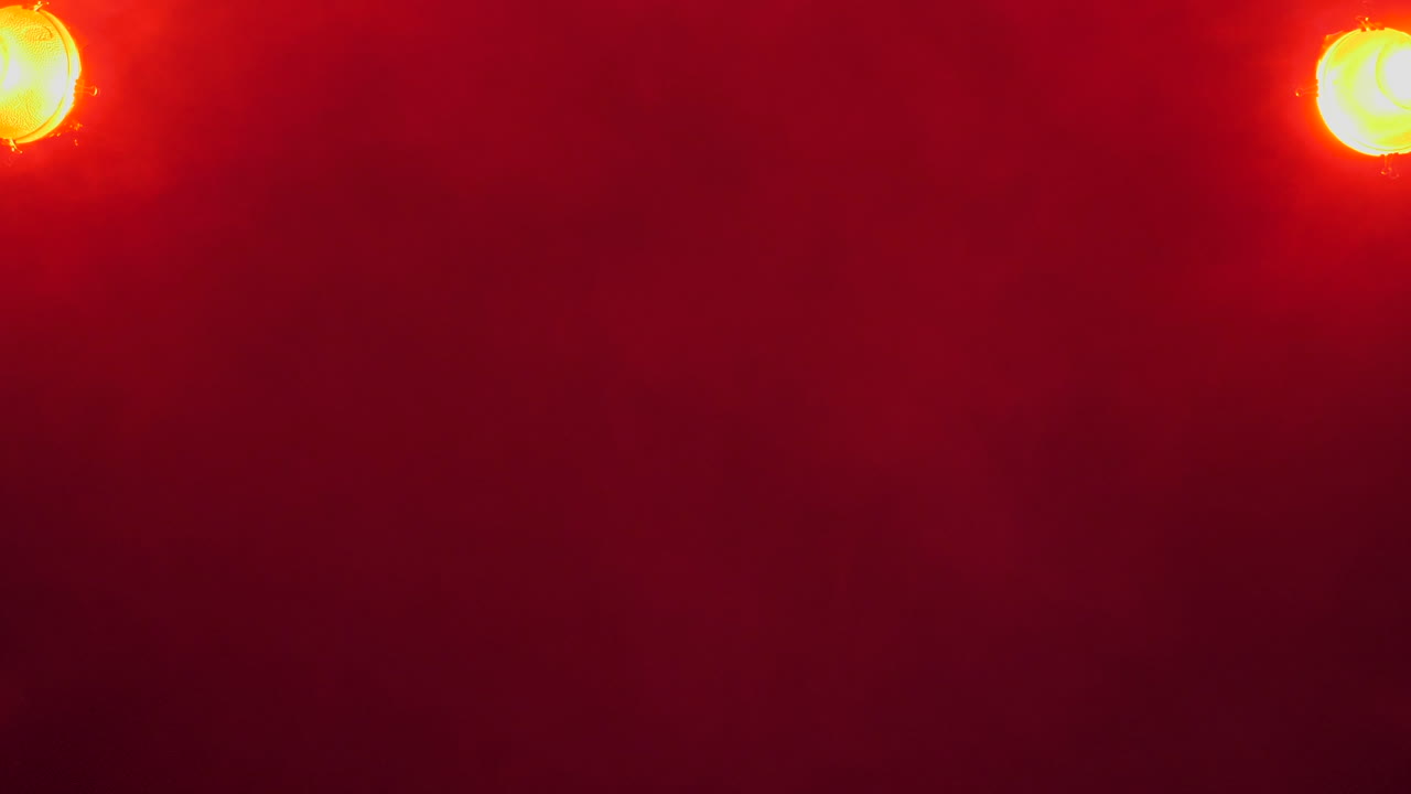 Red background with lights