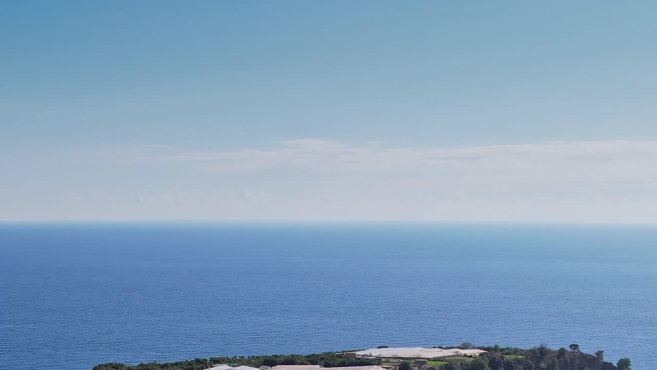 Orizzonte del Mar Mediterraneo dalla Costa del Sol