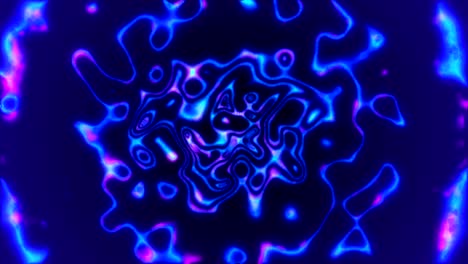 wow animación gráfica color de energía para su creatividad. colores iridescentes. bucle sin costuras.
