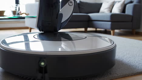Robot Vacuum in Living Room