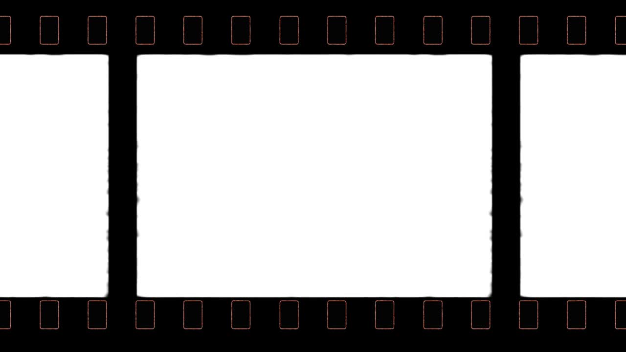 marco de película vistavision auténtico de 4k con agujero de engranaje