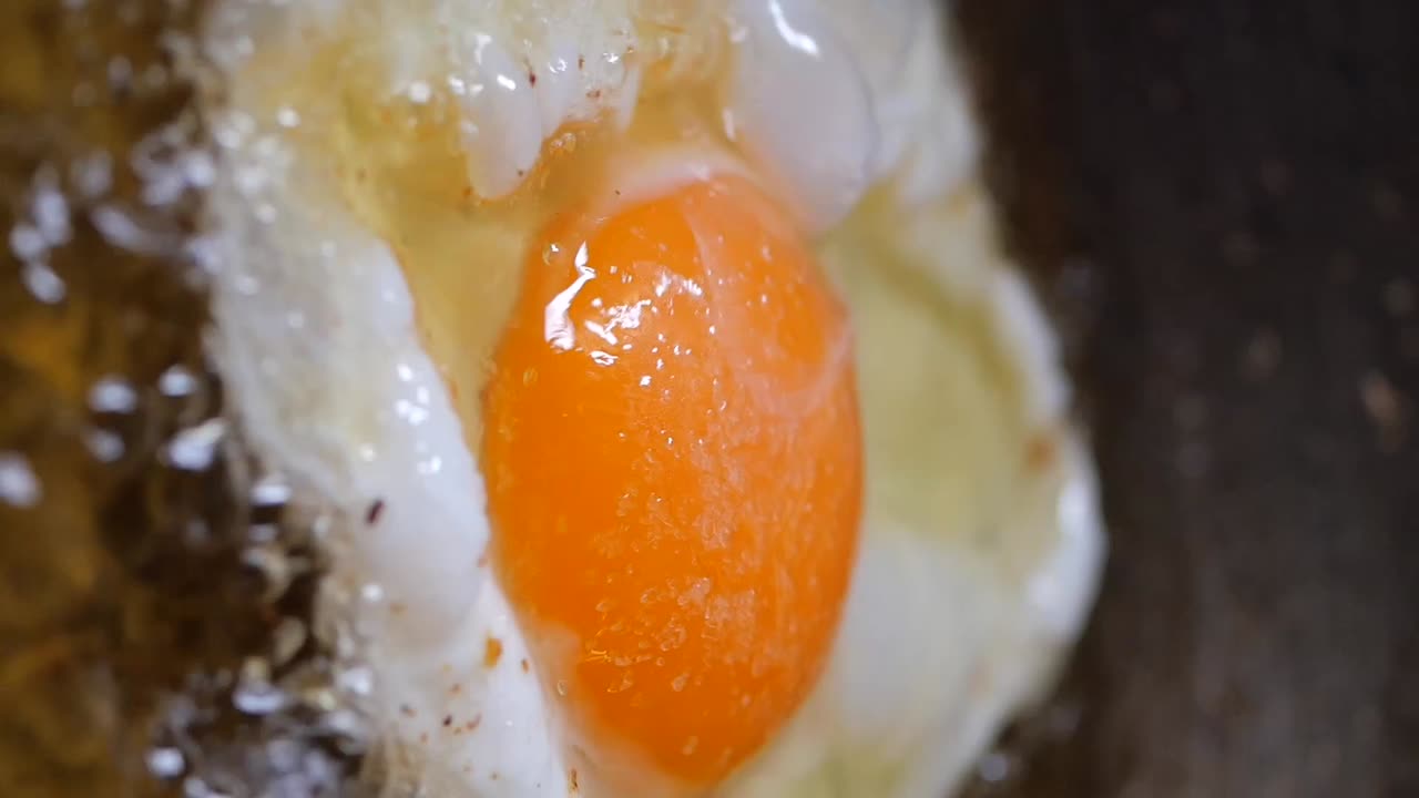 Close-up of a Fried Egg