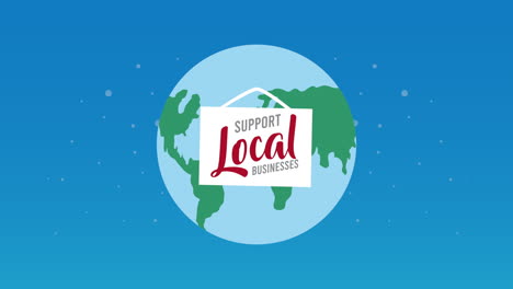 support local businesses - global awareness