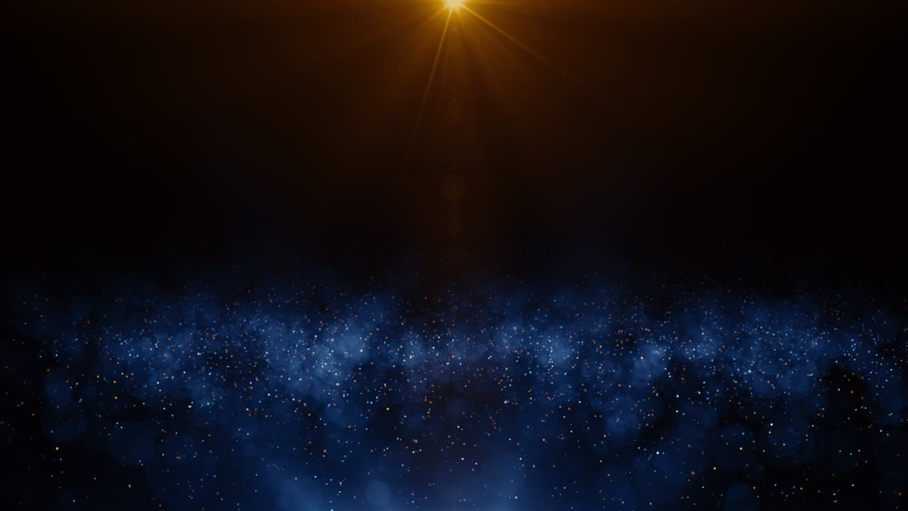 입자 먼지 추상적인 빛 보케 모션 제목 영화적 배경 루프