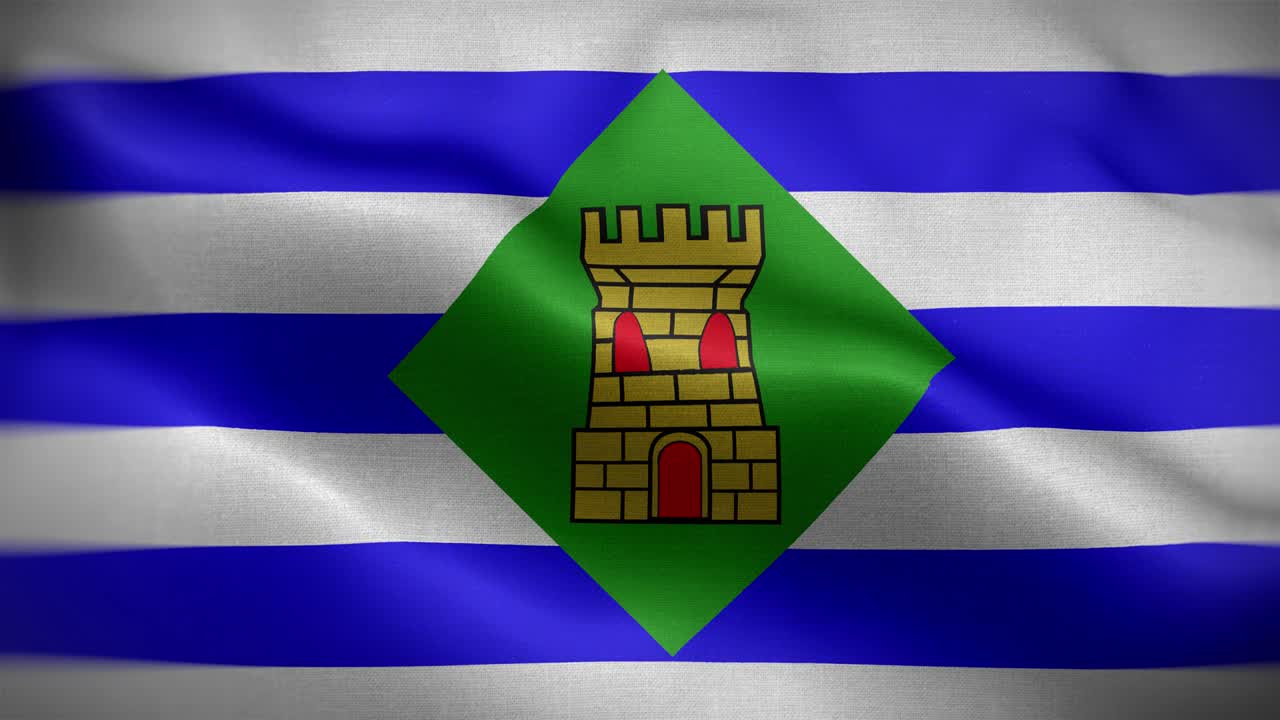 푸에르토리코의 발 루프 배경 4k