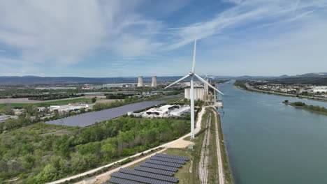 aerial perspective: donzère-mondragon's enduring role in clean power.