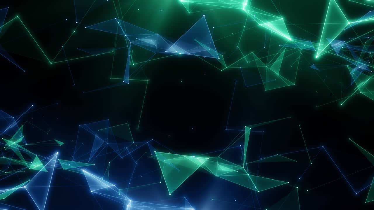 Plexus abstract network titles technology science background loop