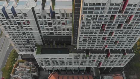 aerial view of tamarind suites cyberjaya during sunrise, kuala lumpur