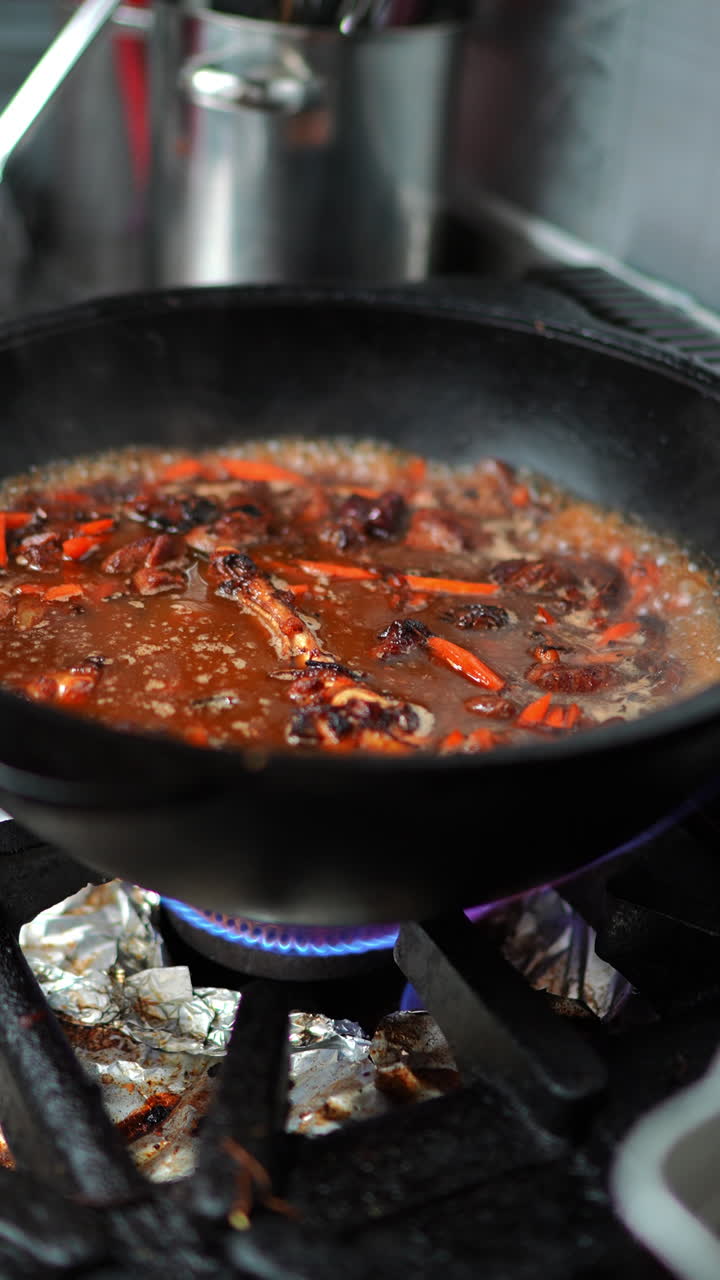 Cooking Food on a Stove