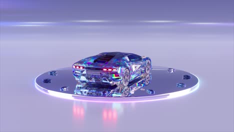 crystal car display