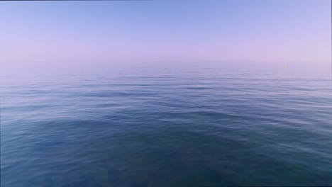 calm ocean waves on the mediterranean sea
